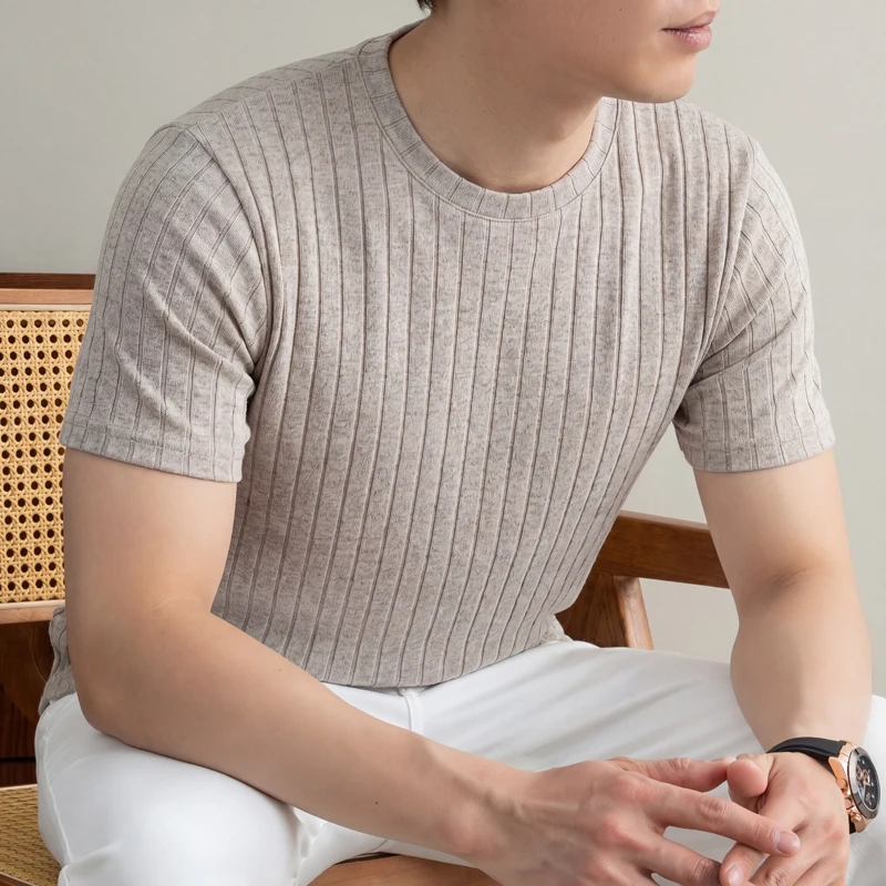 Men'S Used Formal Wear - Camiseta Casual de Negocios con Cuello