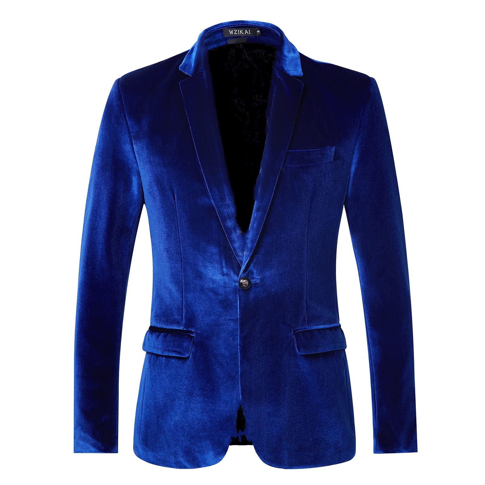 Men'S Style Formal Wear - Blazer de Terciopelo para Hombre, Corte