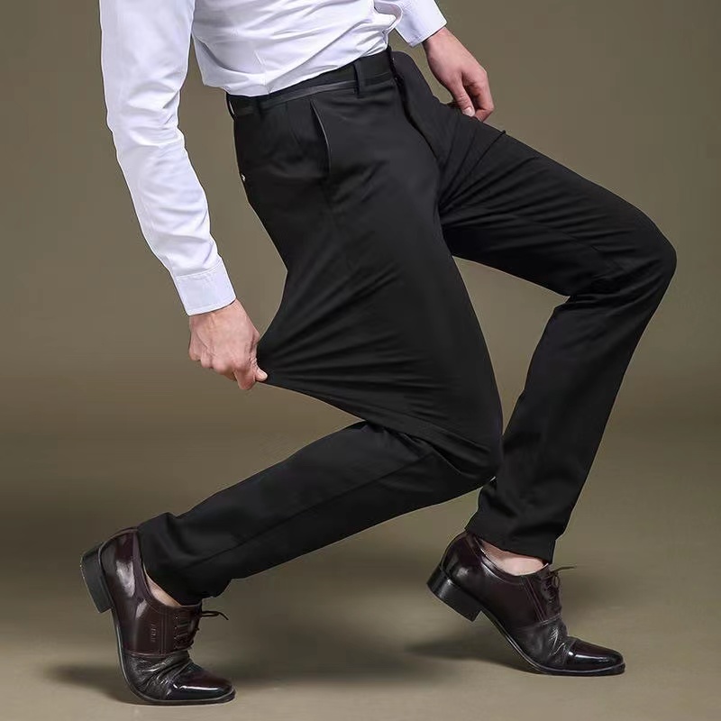 Men'S Used Formal Wear - Pantalones largos informales de negocios a