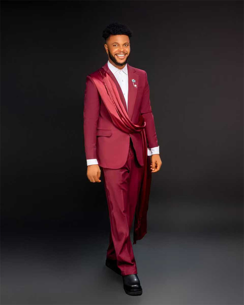 Men Formal Wear Red - Conjunto de traje rojo para hombre,