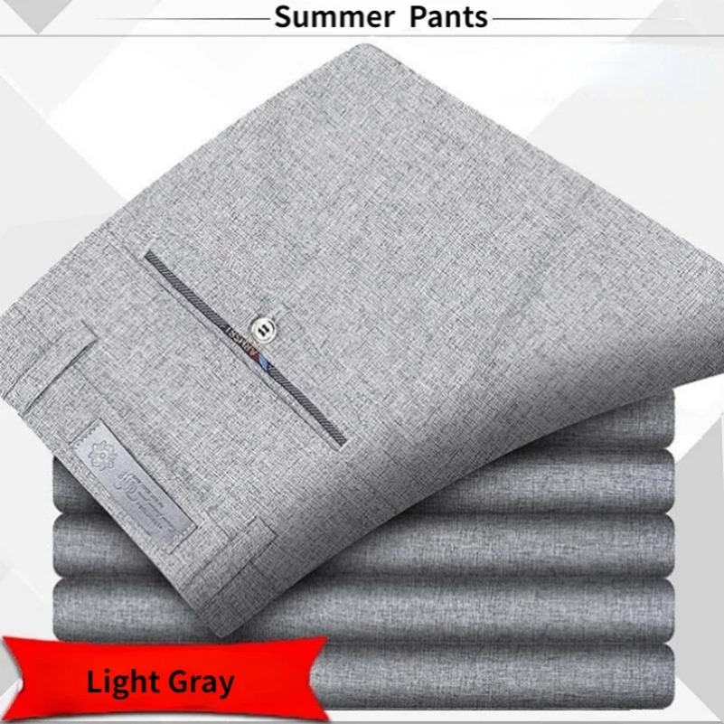 Men'S Used Formal Wear - Pantalones de traje clásicos de alta