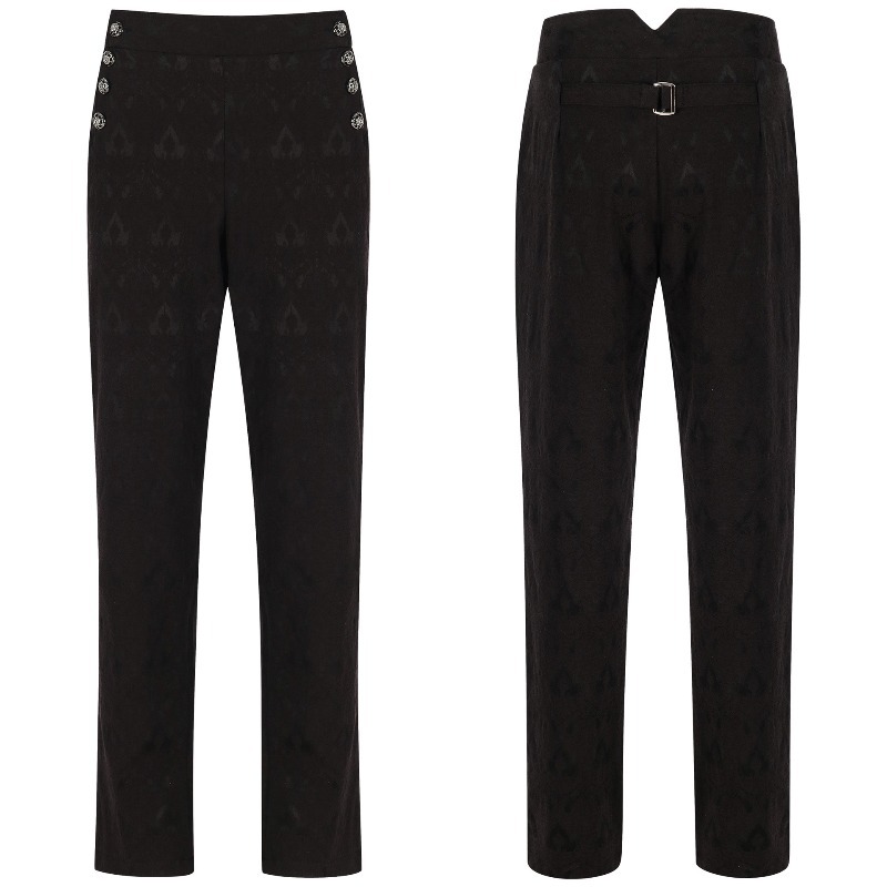 Men'S Used Formal Wear - Pantalones de Traje Steampunk Vintage para