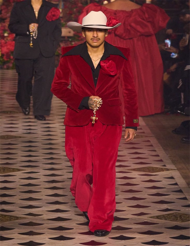Men Formal Wear Red - Conjunto de trajes rojos para hombre,
