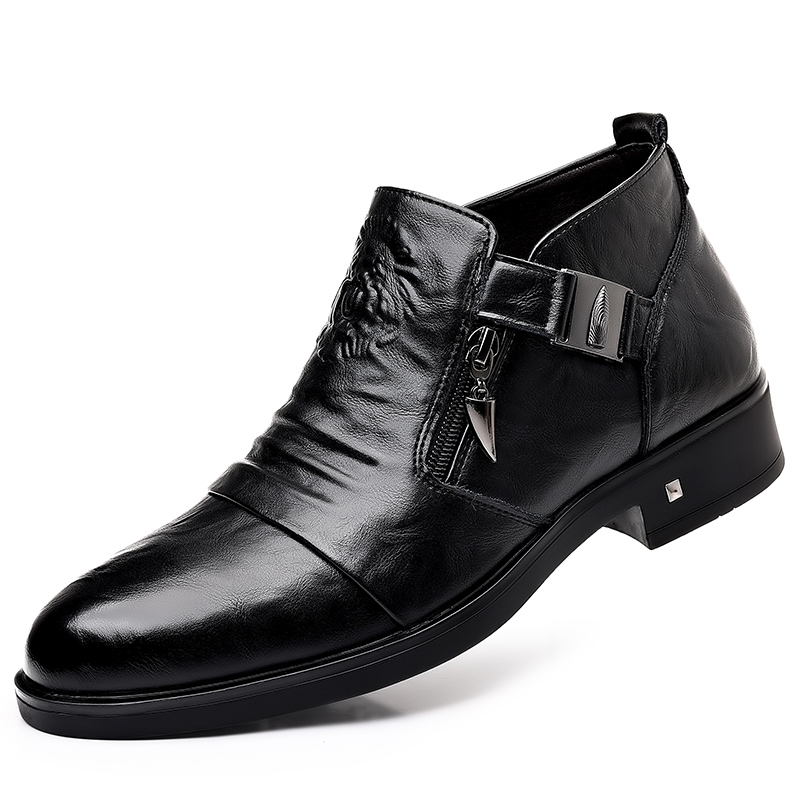 Men'S Luxury Formal Wear - Zapatos de vestir con cremallera y