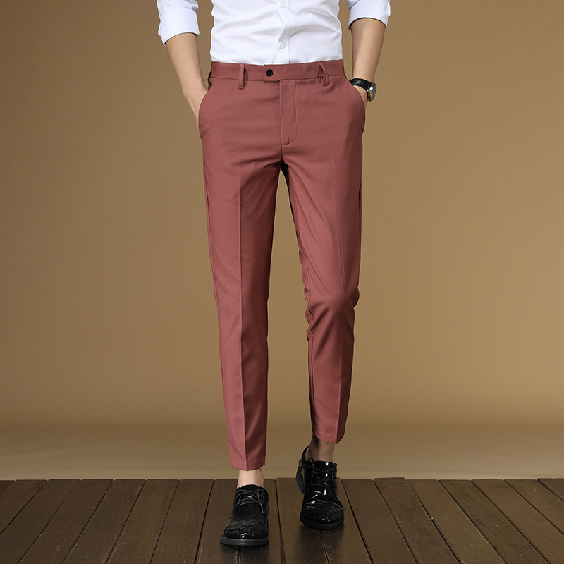 Pantalones de traje de verano  - Men Formal Wear Red reseña y precio