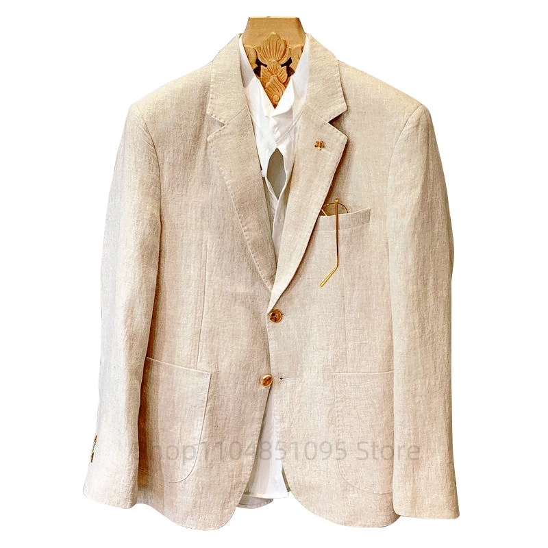 Traje beige para hombre, chaqu - Men Formal Wear With Coat reseña y precio