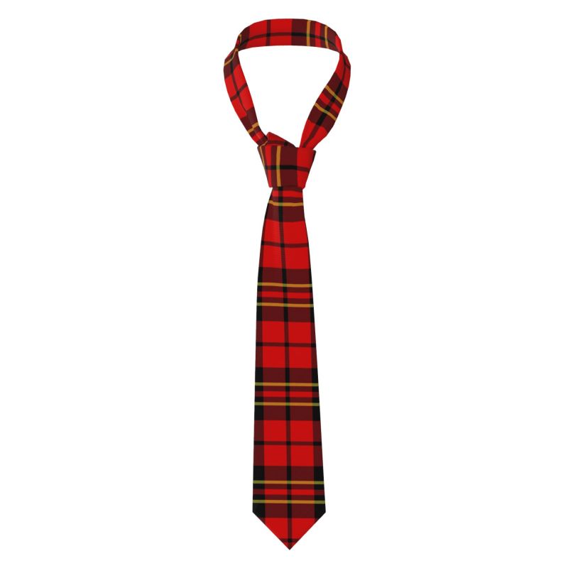 Corbata de tartán escocés para - Men Formal Wear Red reseña y precio