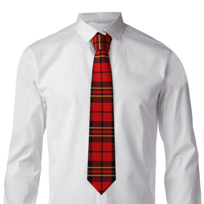 Corbata de tartán escocés para - Men Formal Wear Red reseña y precio
