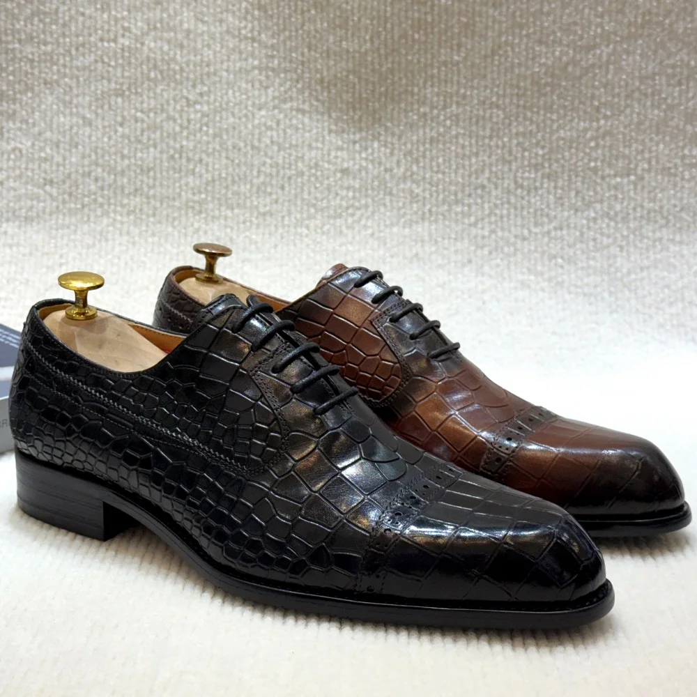 Zapatos de vestir de cuero gen - Men'S Luxury Formal Wear reseña y precio