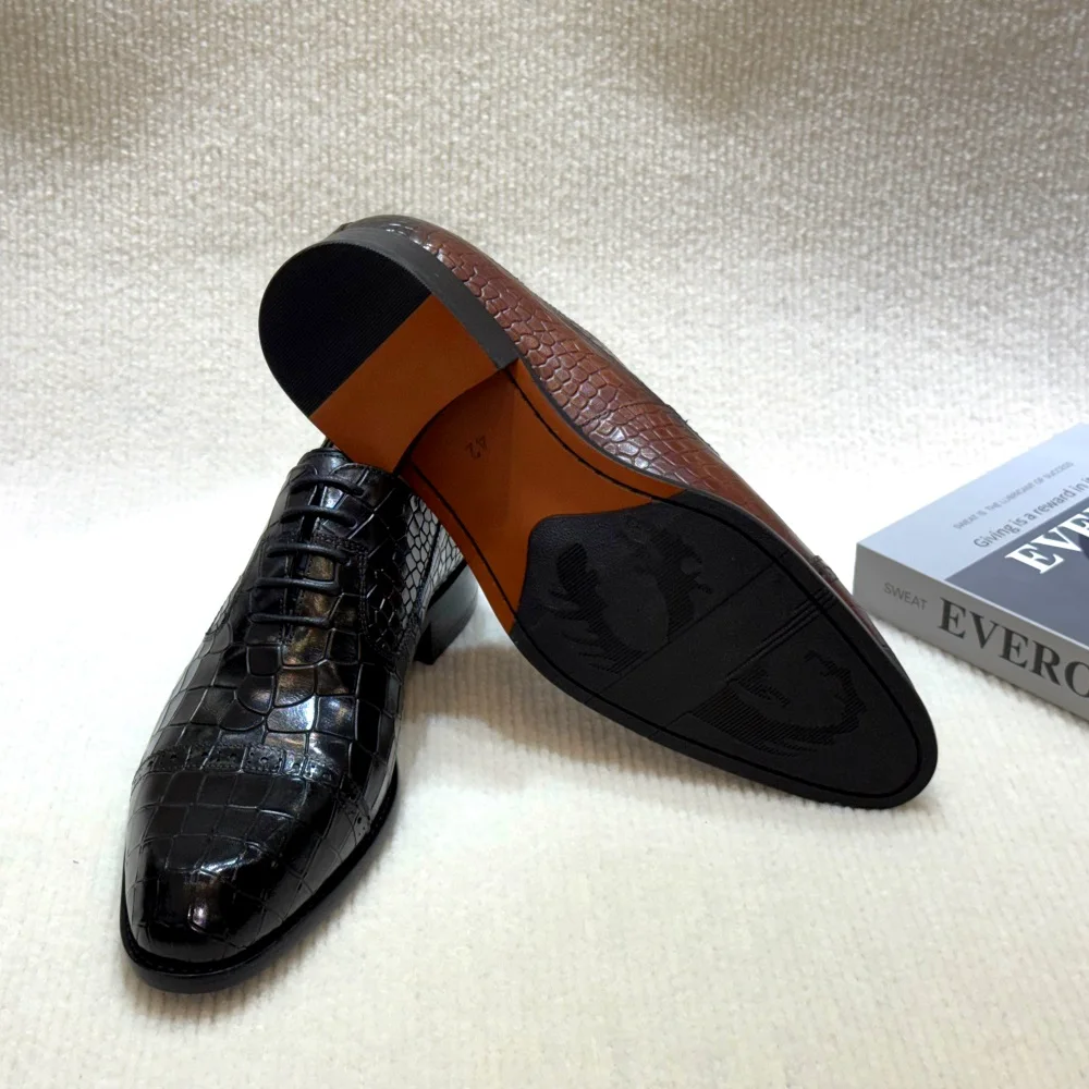 Zapatos de vestir de cuero gen - Men'S Luxury Formal Wear reseña y precio