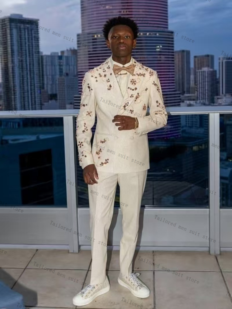 Conjunto de trajes blancos bri - Men Formal Wear Red reseña y precio