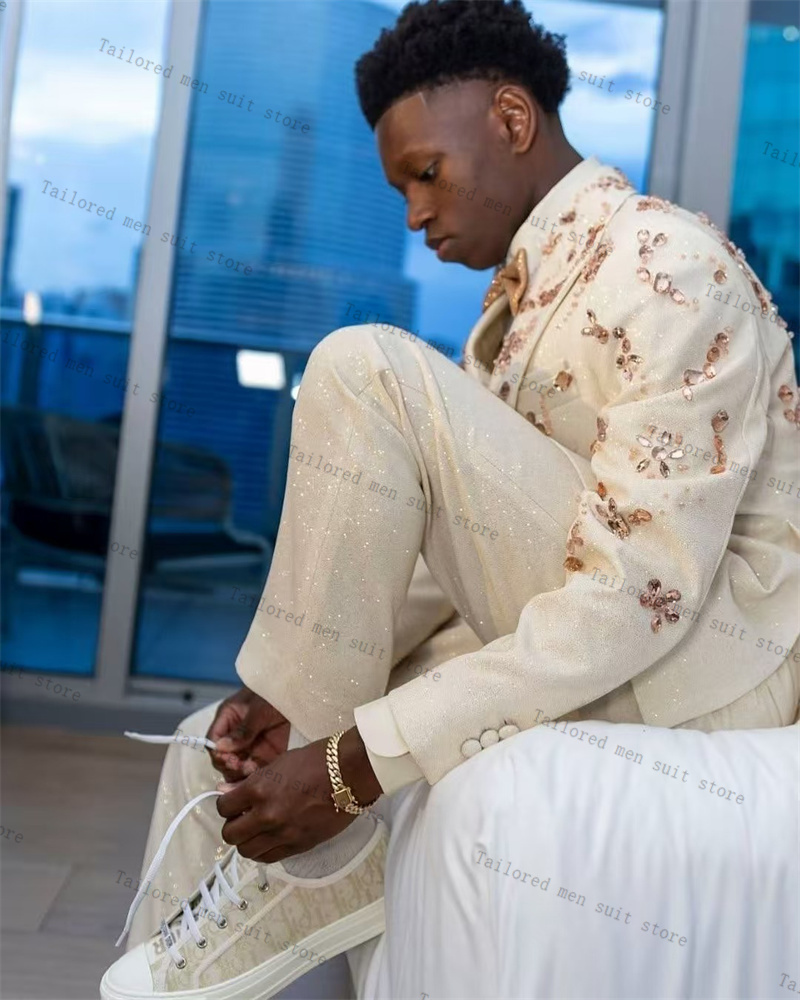 Conjunto de trajes blancos bri - Men Formal Wear Red reseña y precio