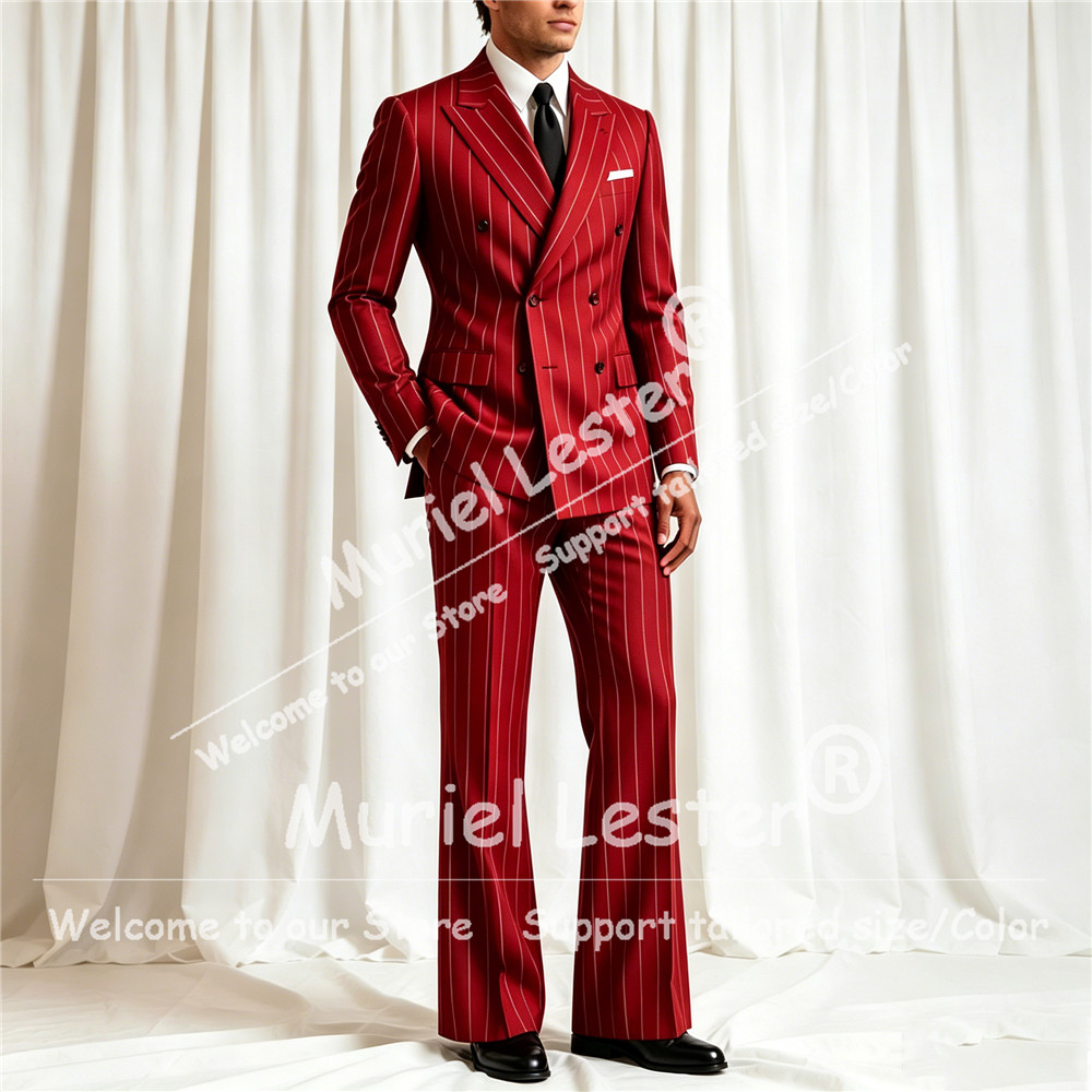 Elegante Traje de Rayas para H - Men'S Style Formal Wear reseña y precio
