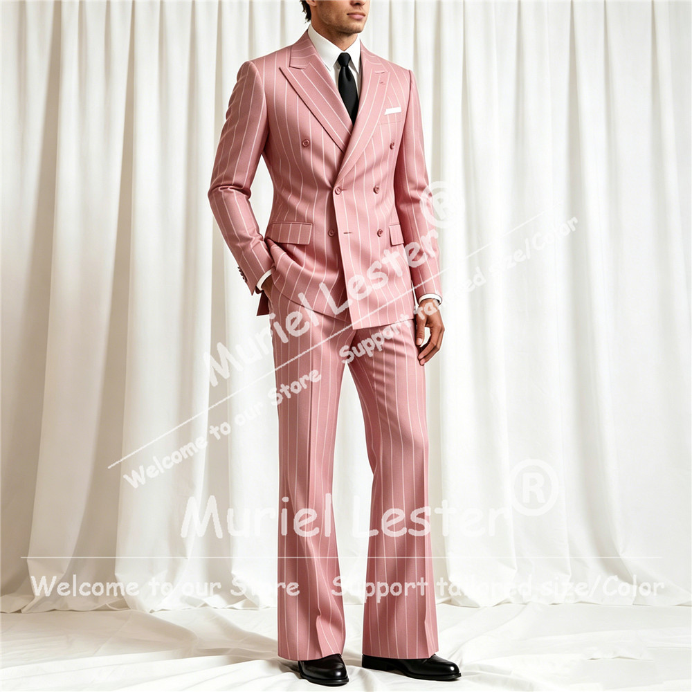 Elegante Traje de Rayas para H - Men'S Style Formal Wear reseña y precio