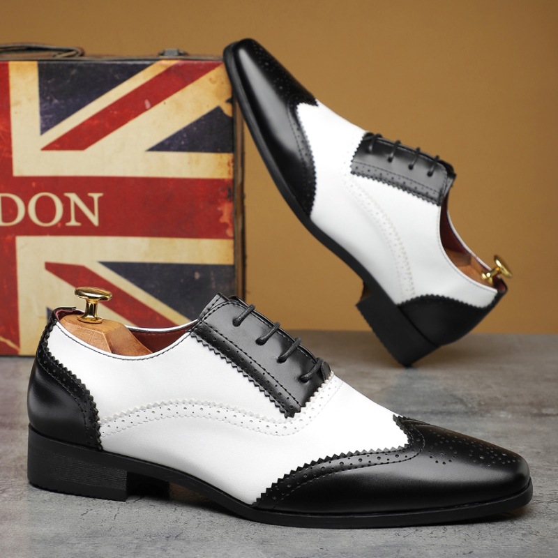 Zapatos de cuero para hombre,  - Men'S Luxury Formal Wear reseña y precio