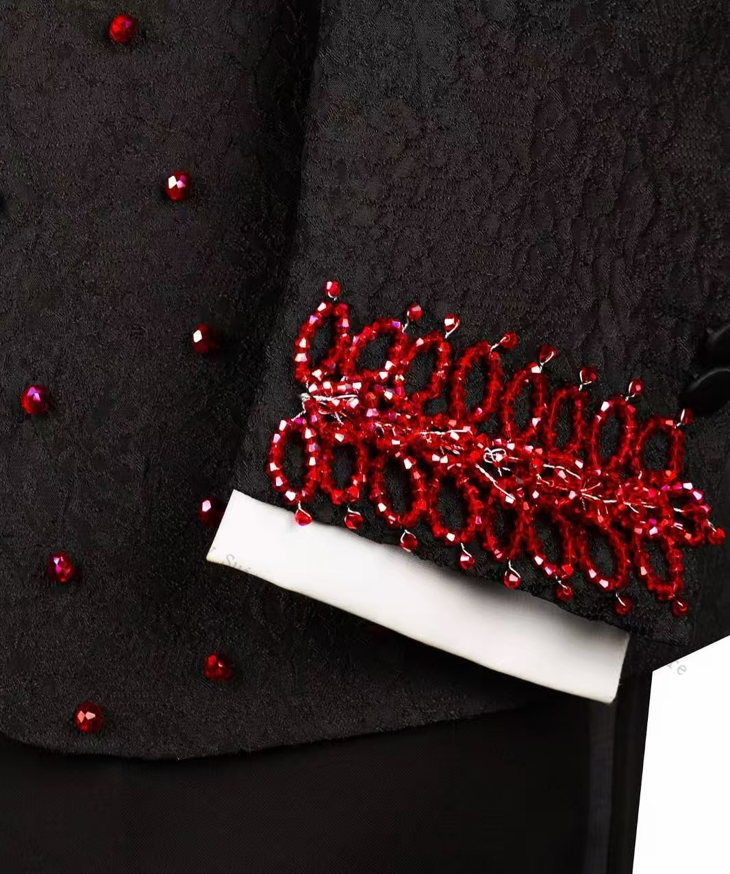 Conjunto de traje de hombre co - Men Formal Wear Red reseña y precio