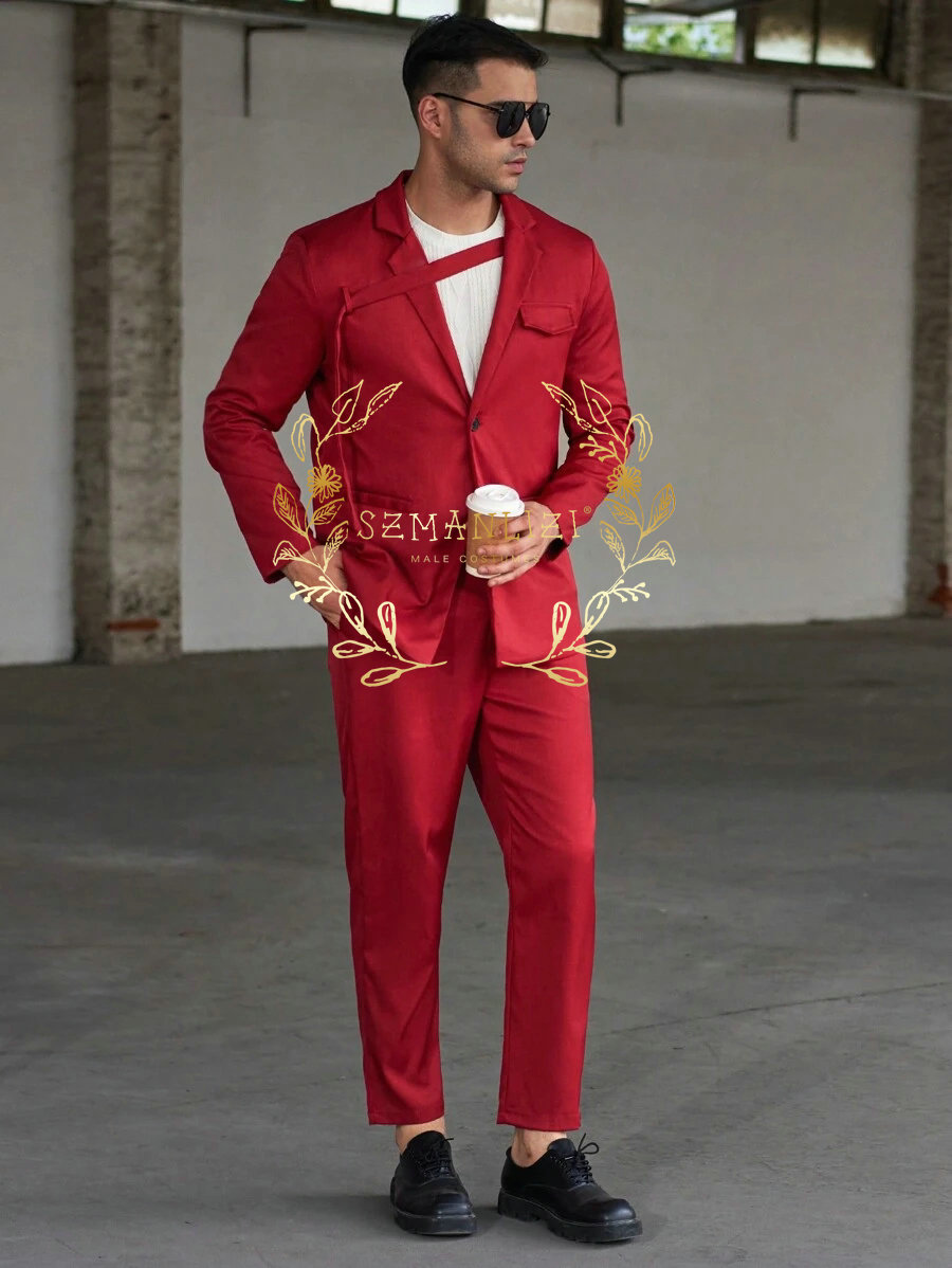 Trajes informales de moda para - Men Formal Wear Red reseña y precio