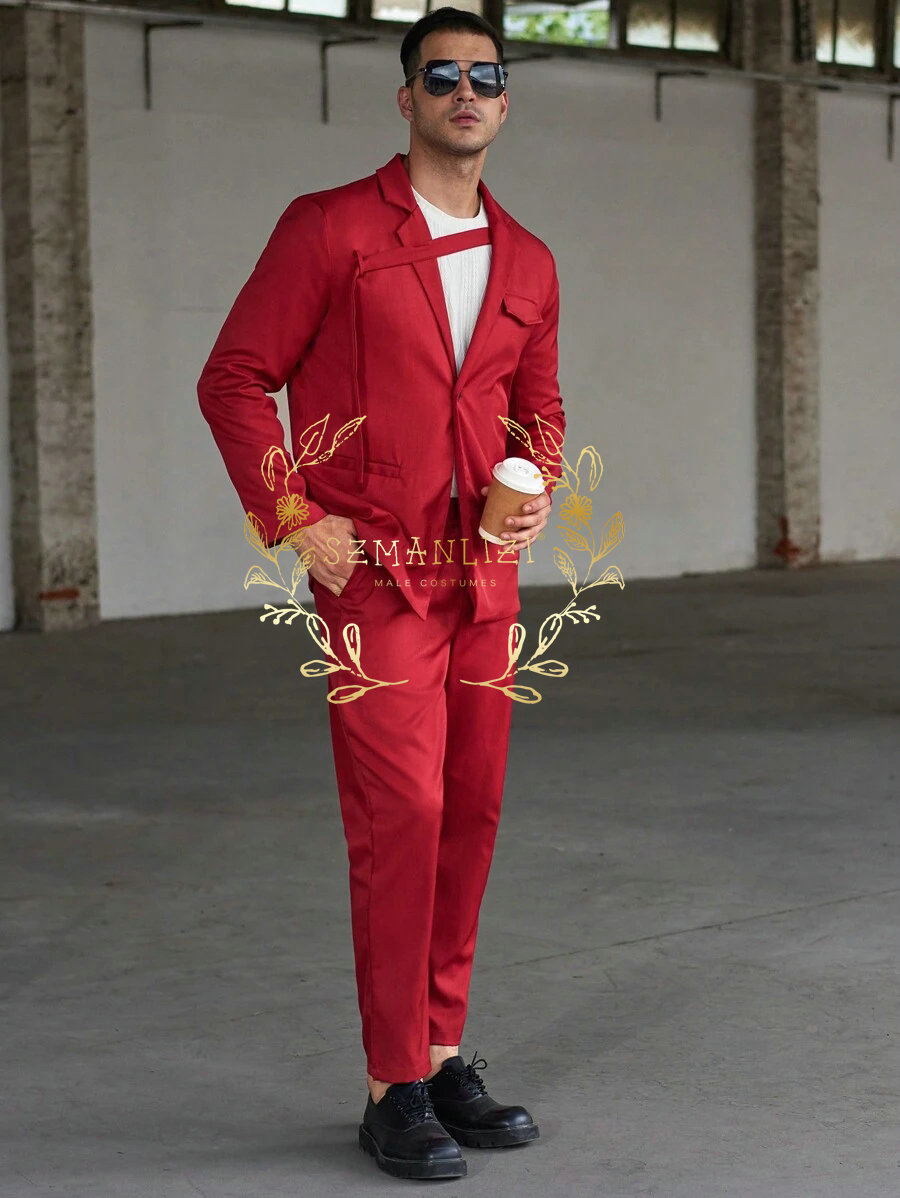 Trajes informales de moda para - Men Formal Wear Red reseña y precio